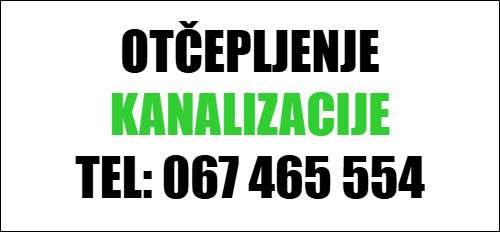 Ako imate problem sa zapušenim odvodom, lavaboom, kadom, WC šoljom ili kanalizacijom – na pravom ste mjestu! Otpusavanje kanalizacije električnom sajlom
TEL: 067 465 554

Za više informacija kliknite na sličicu