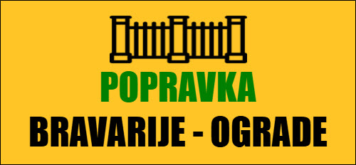 Popravka bravarije, ograda, kapija, metalnih konstrukcija
